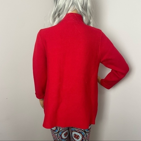 TaharI Women's Sweater – Bold Red Hue Red - Picture 5 of 12